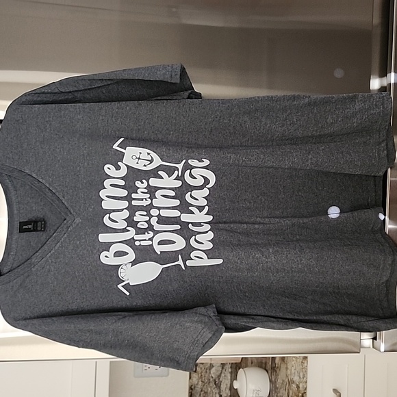 " Blame it on the Drink Package " cruise shirt - Picture 1 of 5